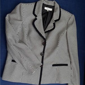 Black and white jacket